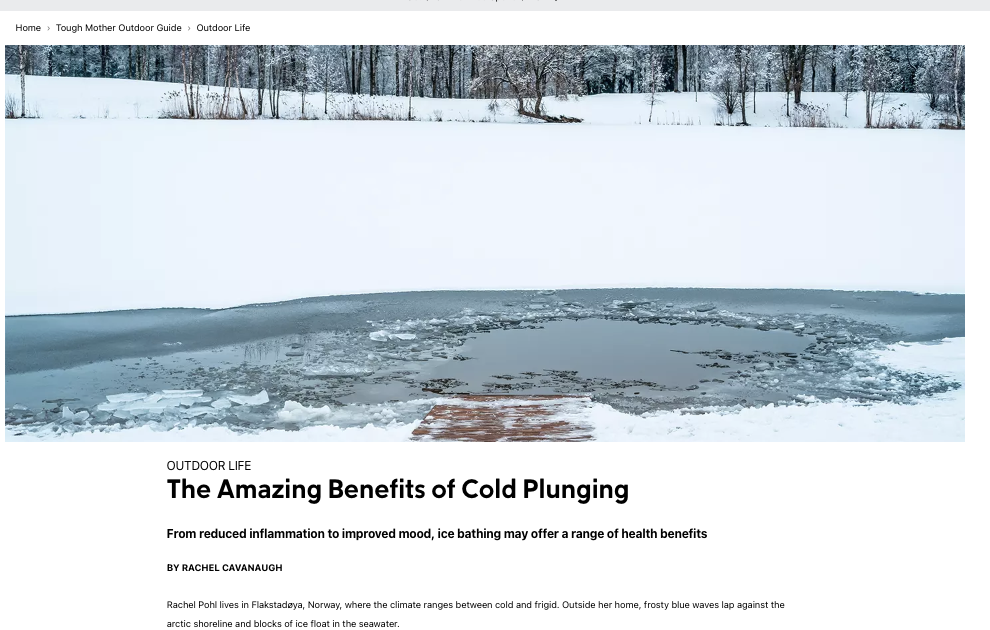 The Amazing Benefits of Cold Plunging